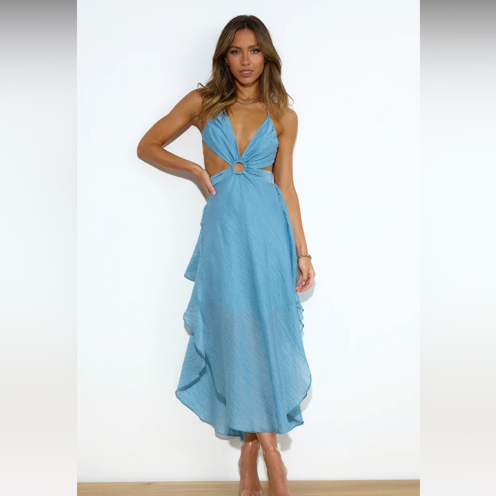Hello Molly Season to Bloom Dress Blue